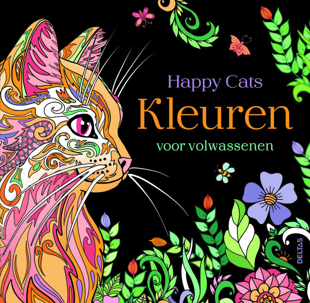 Kleurboek Deltas Happy Cats 60 pagina’s