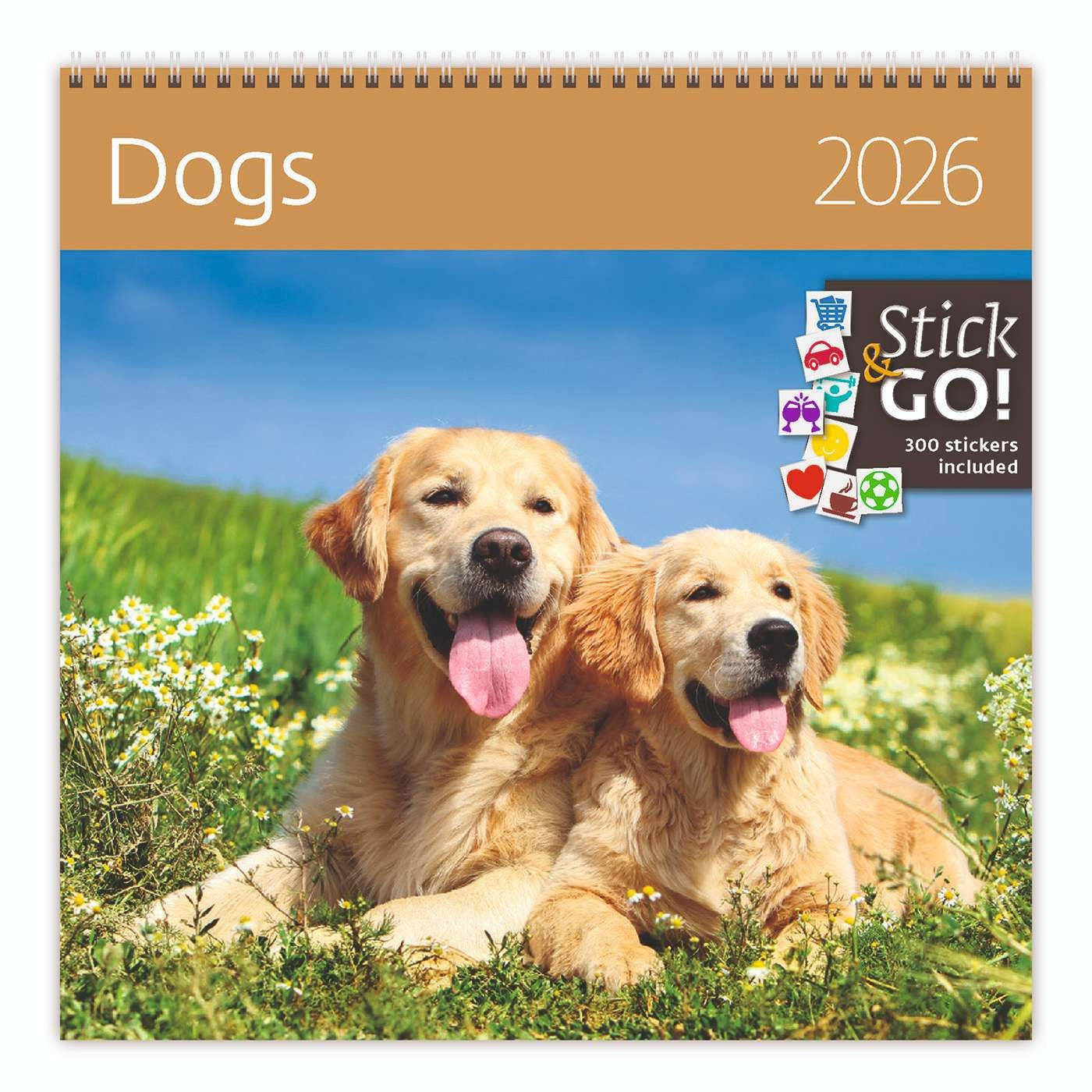 Kalender 2025 30x30cm Honden