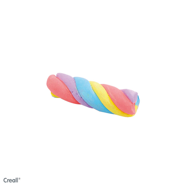 Creall Stoepkrijtklei, 6 Kleuren, 125g per Emmer - 3
