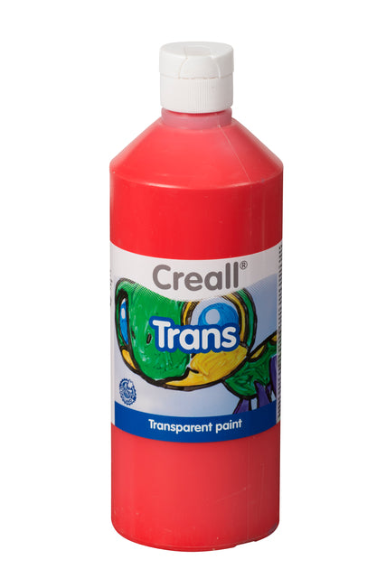 Creall Trans raamverf rood 500ml voor glas en kunststof