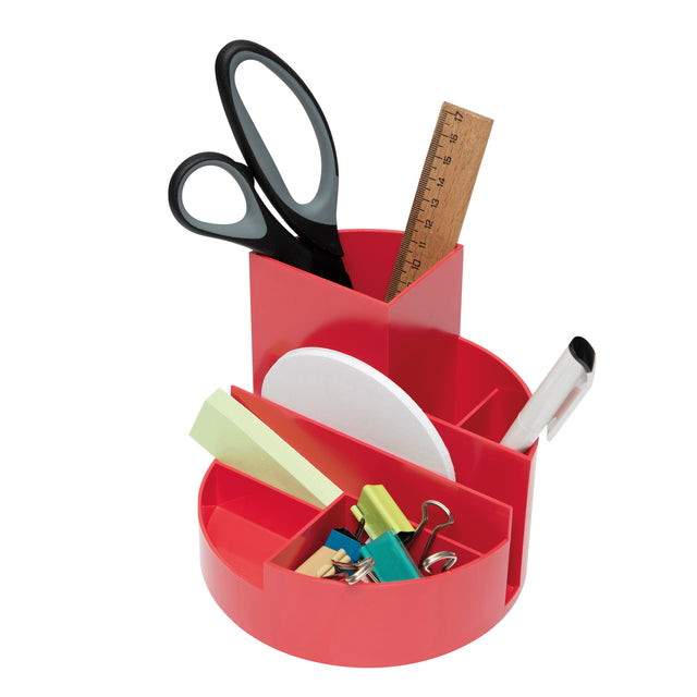 Pennenkoker MAUL Roundbox recycled 6 vaks rood - 3