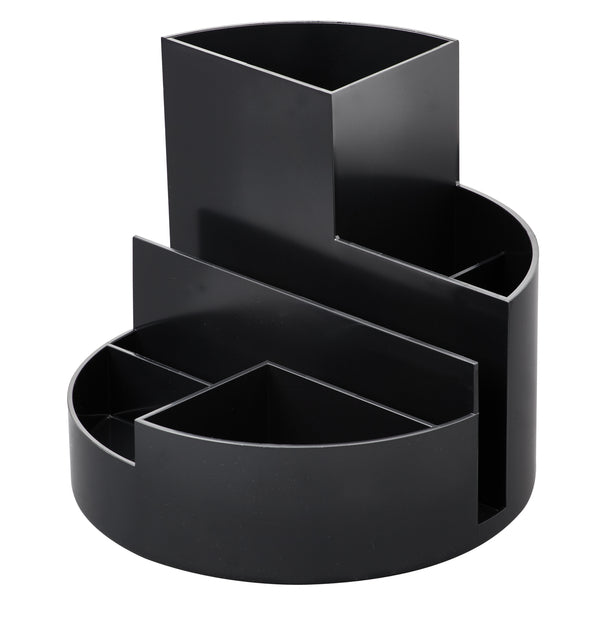 Pennenkoker MAUL Roundbox recycled 6 vaks zwart