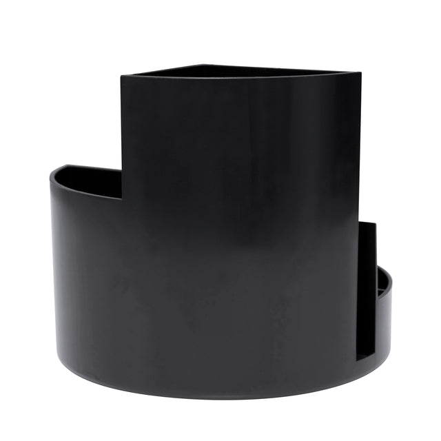 Pennenkoker MAUL Roundbox recycled 6 vaks zwart - 2