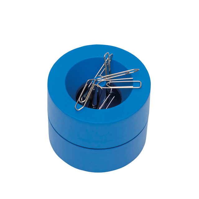 Papercliphouder MAULpro recycled Ø73x60mm blauw - 2