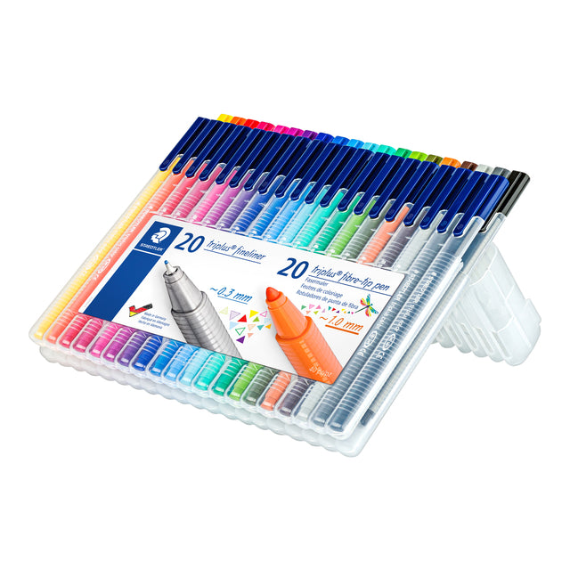 Viltstift en fineliner STAEDTLER triplus 34-delig set - 2