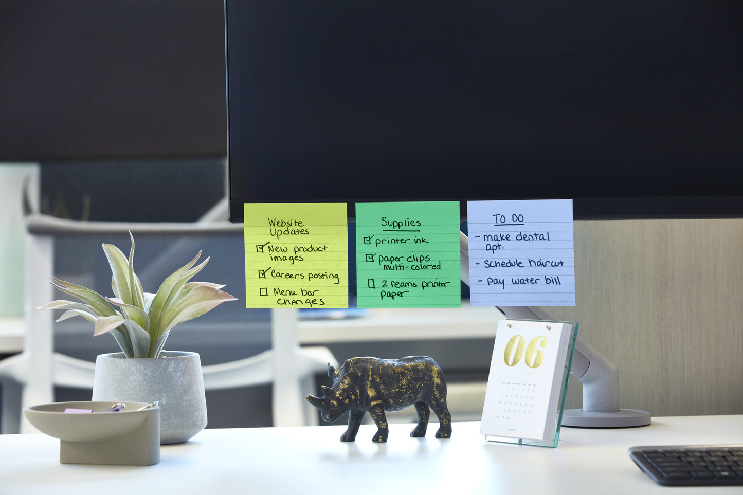 Post-it® Memoblok 675-6 Super Sticky 101x101mm, 90 vellen - 3