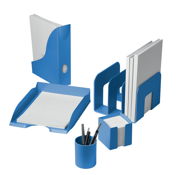Durable ECO A4 Brievenbak met Brede Opening Blauw - 4