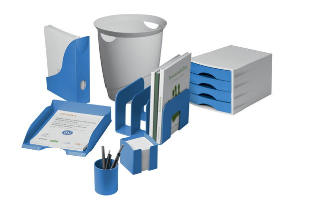 Durable ECO A4 Brievenbak met Brede Opening Blauw - 5