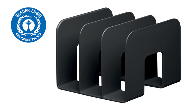 Durable ECO Catalogusrek, zwart, 3 vakken van 65mm - 2