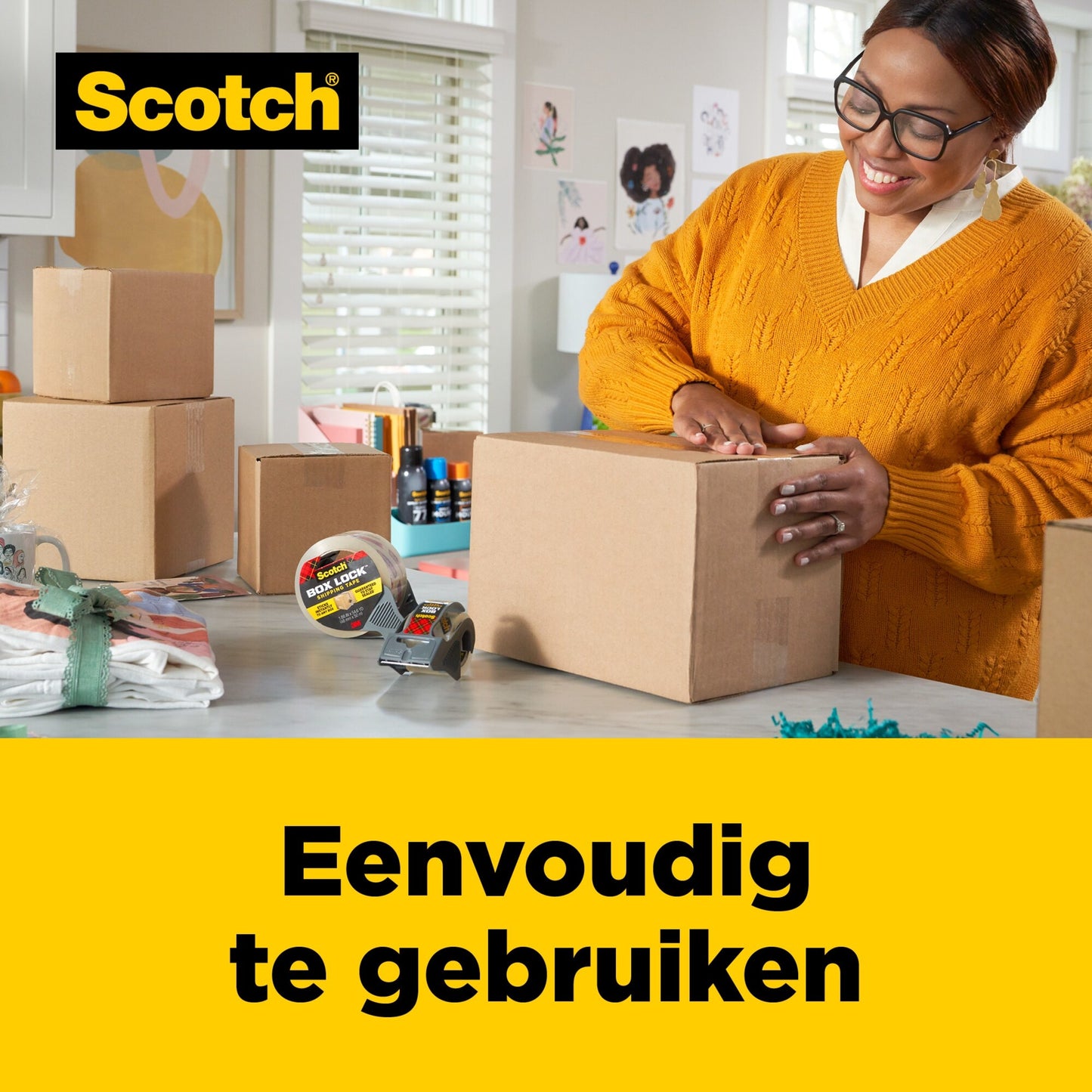 Scotch Box Lock Verpakkingstape 48mmx50m - 2