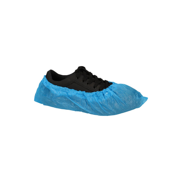 CMT 70mu Geruwde Blauwe CPE Schoenovertrek, Maat 36-46