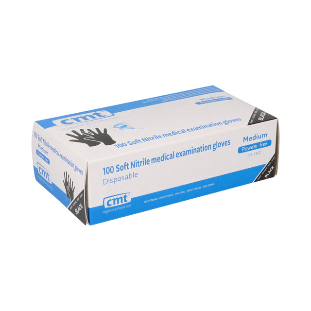 Nitril Handschoen CMT M Soft Zwart - 2