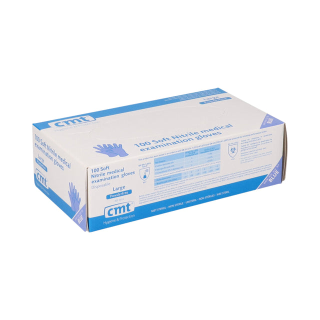Violet Soft Nitril Handschoen CMT L, Poedervrij - 2