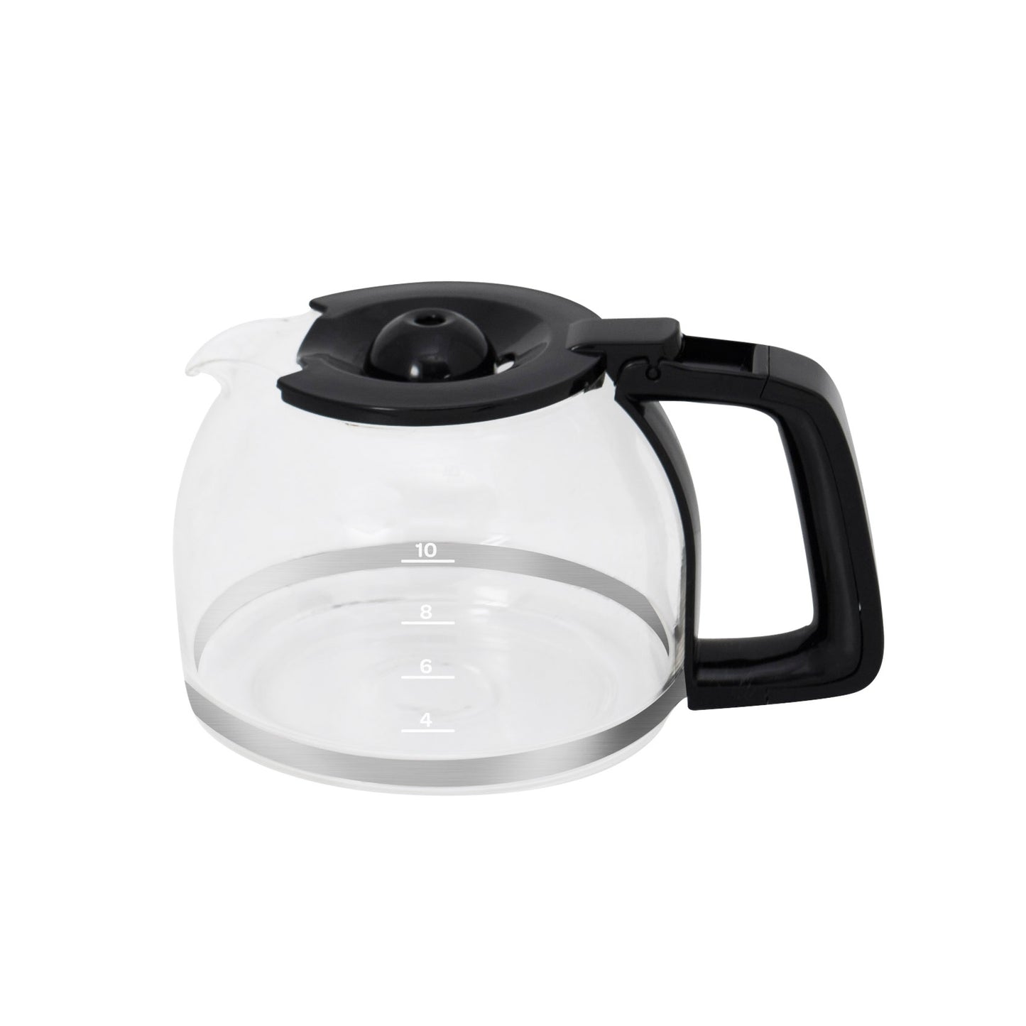 Inventum Koffiezetapparaat 1,25L met RVS, Zwart