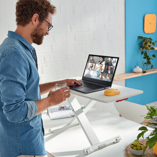Zit-sta bureau Leitz Ergo Cosy met pneumatische hoogteverstelling - 4