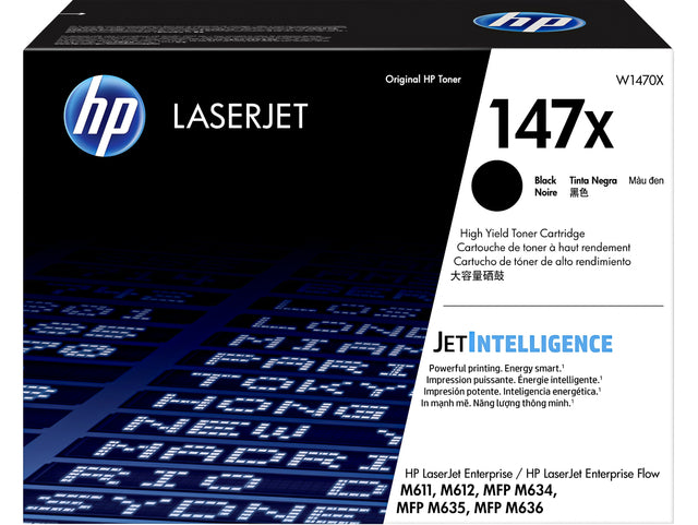 HP W1470X 147X Zwart Tonercartridge - Superieure capaciteit