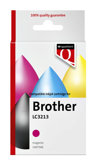Inktcartridge Brother LC-3213M Rood voor Brother printers