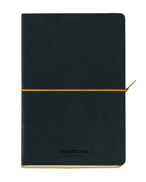 Notitieboek Aurora Tesoro A5 100 blz lijn 80 g geel