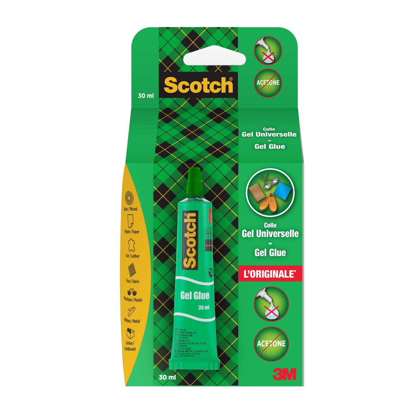Scotch Gel Lijm 30ml, universeel en precisiepunt