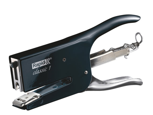Niettang Rapid K1 Retro Classic zwart, tot 50 vel