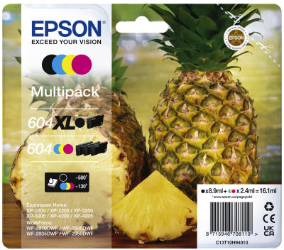 Epson 604XL/604 T10H94 Multi Kleur Inktcartridge voor Epson printers