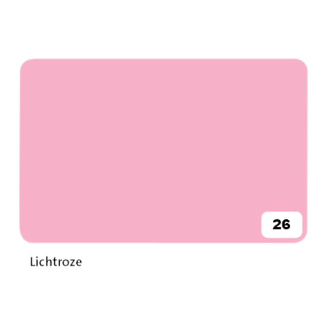 Folia Fotokarton 2-zijdig Lichtroze 50x70cm 300g, Pak a 10 vel