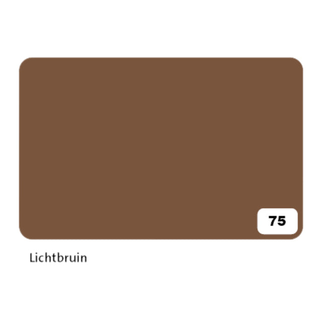 Folia Fotokarton 2-zijdig Lichtbruin 50x70cm 300g, Pak a 10 vel