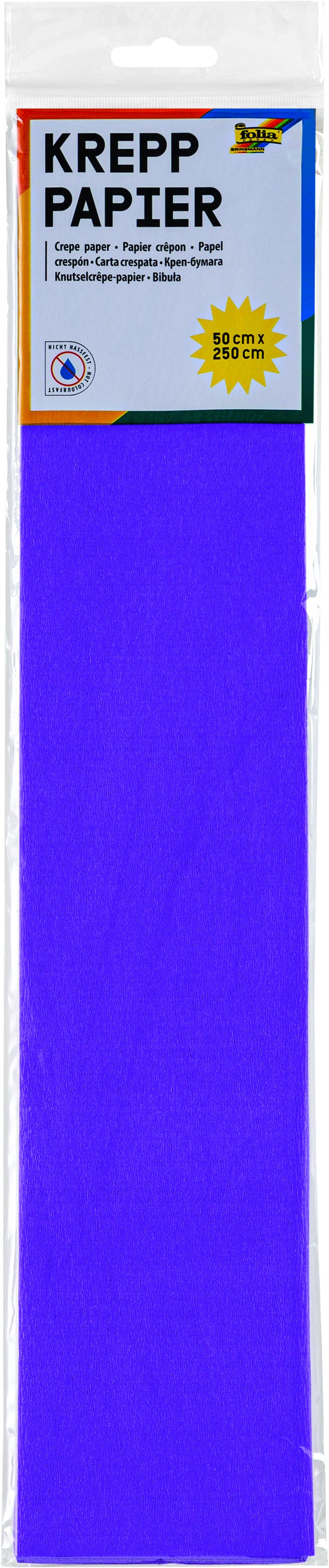 Folia Crêpepapier 250x50cm nr122 Donker Violet - 2