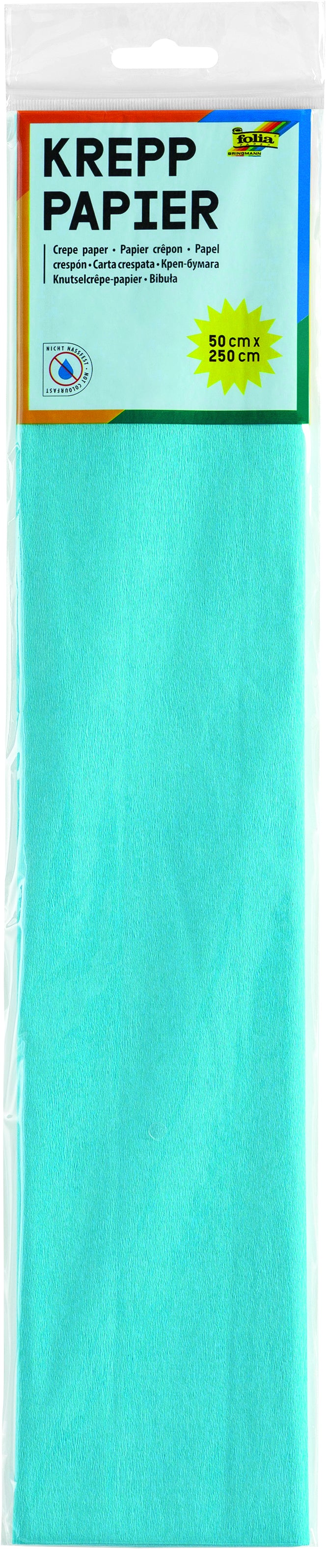 Folia Crêpepapier 250x50cm nr120 Lichtblauw