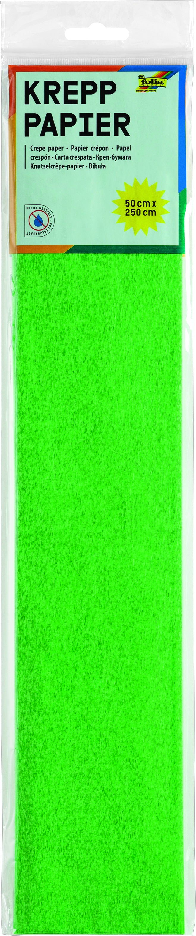 Folia Crêpepapier 250x50cm nr140 Kerstgroen