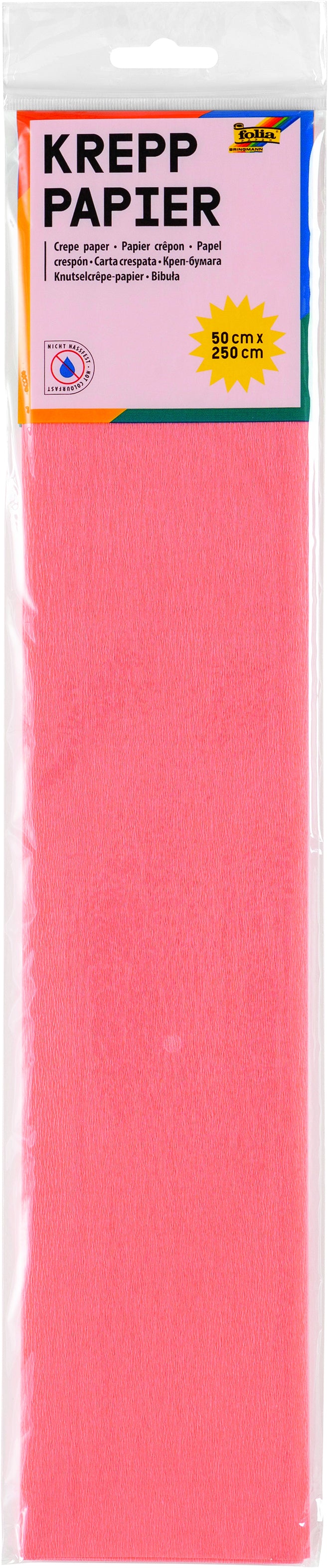 Folia Crêpepapier 250x50cm nr176 Zalmroze
