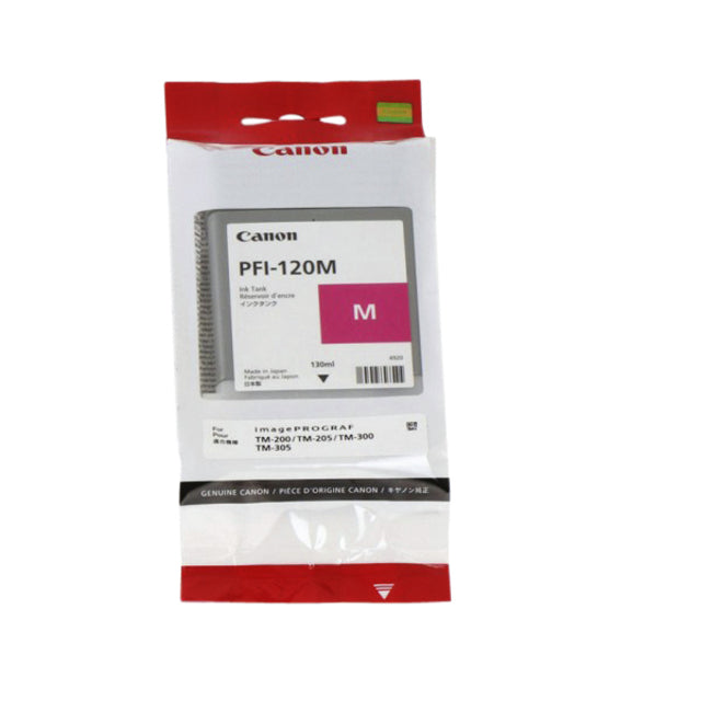 Canon PFI-120 Rood Inktcartridge - 130 ml, hoogwaardige afdrukken