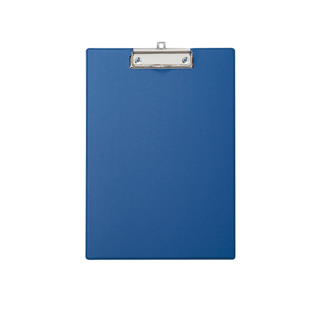 Polypropyleen A4 klembord met verchroomde klem, blauw