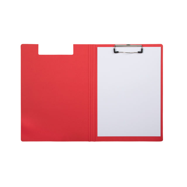Klembordmap MAULbalance A4 karton, 8mm rug, rood - 6