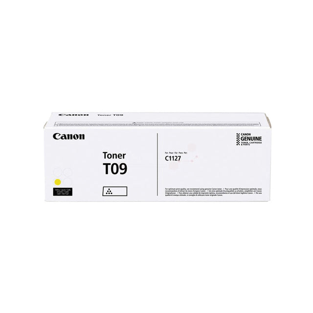 Canon T09 Geel Tonercartridge, hoog capaciteit, tot 5900 pagina's