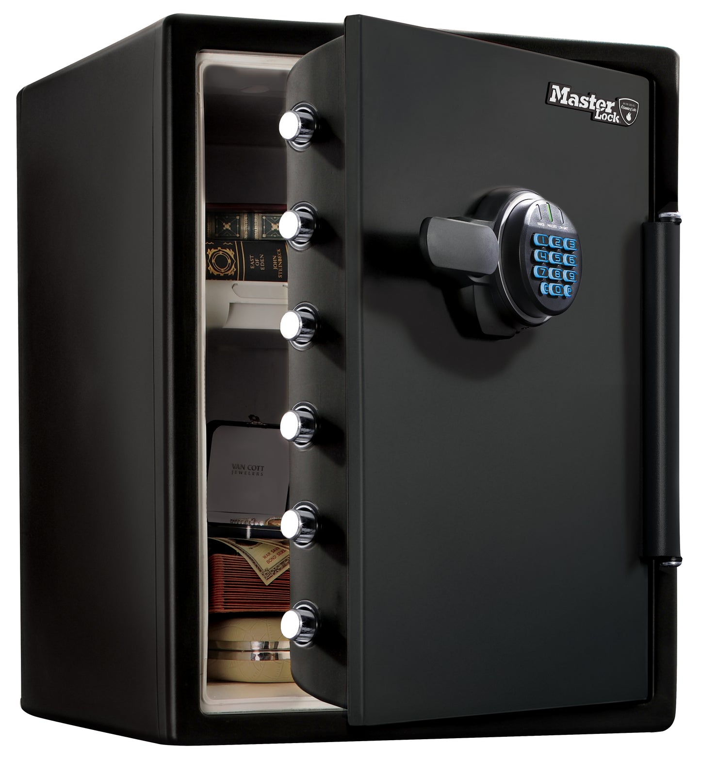 MasterLock Brand- en Waterdichte XXL Kluis 56,5L met Elektronisch Slot
