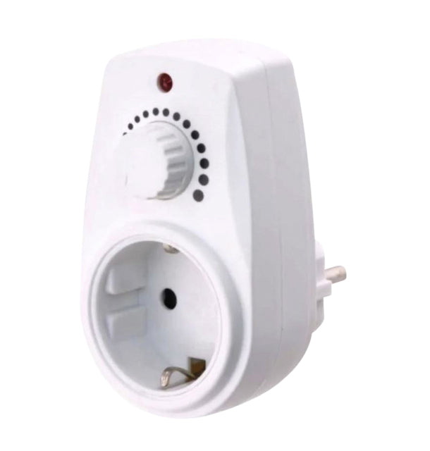 Plug-in dimmer wit voor binnengebruik
