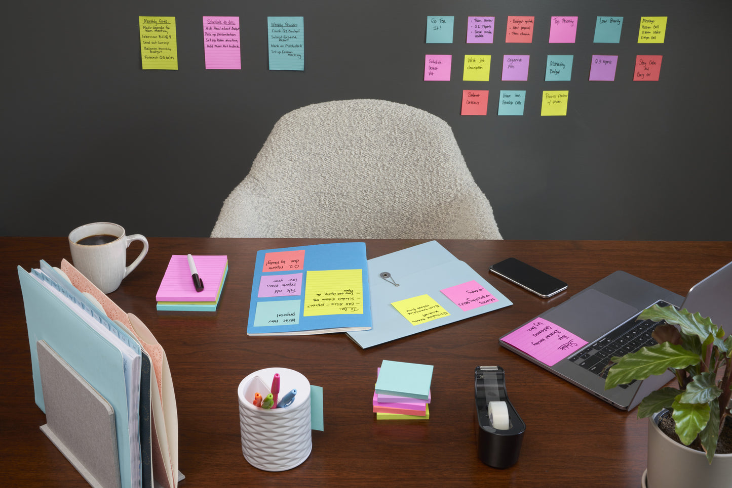 Memoblok Post-it 622 Super Sticky 47,6x47,6mm Kleur - 3