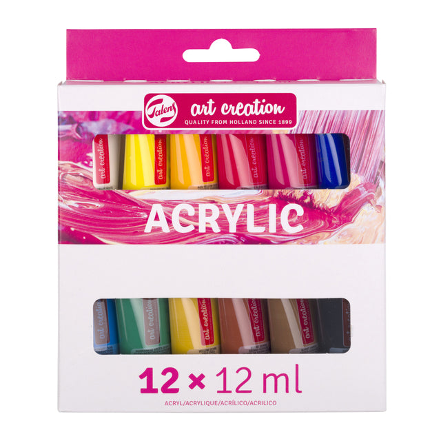 Talens Art Creation Acrylverf Set 12 Kleuren 12ml