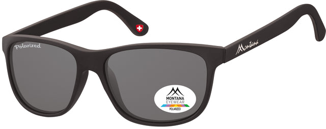Montana Zonnebril met smoke polar glas mat zwart