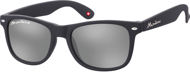 Montana Zonnebril met Revo Spiegelglas Zwart