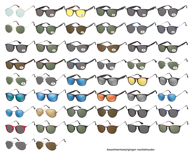 Montana zonnebrillenpakket 56 stuks, assorted modellen