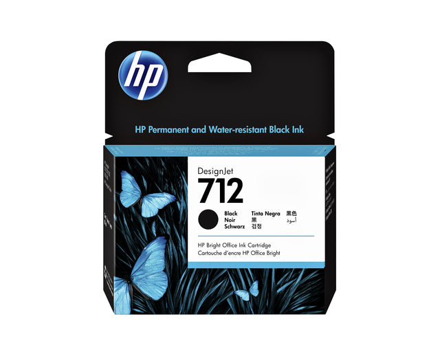 HP 712 3ED71A zwart inktcartridge
