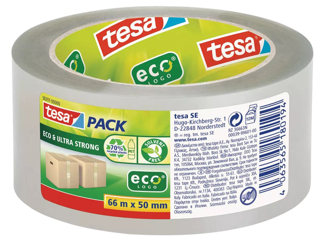 Verpakkingstape Tesa Eco & Ultra Strong 50mmx60m