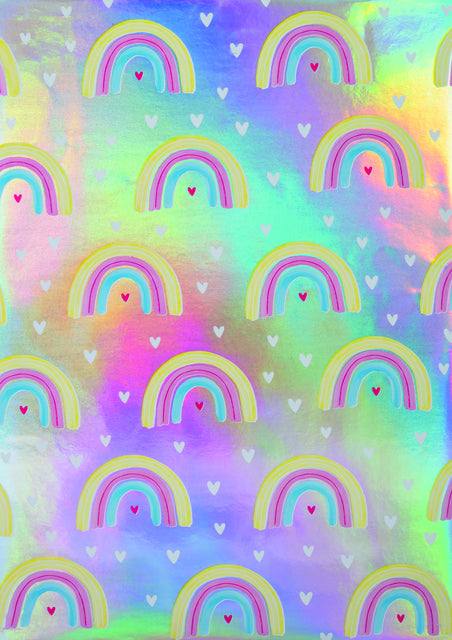 Consumentrollen Bright Fun Inpakpapier 60 Rollen Assorti - 6