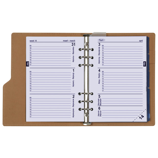 Kalpa Clip Binder A5 + Agenda 2024-2025, zwart - 4