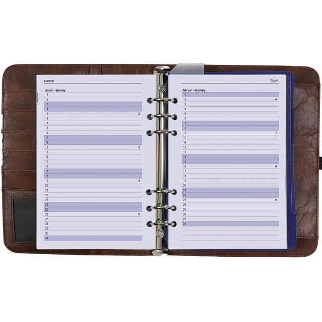 Organizer Kalpa A5 + ag24-25 7d/2p met kastanjebruine cover - 6