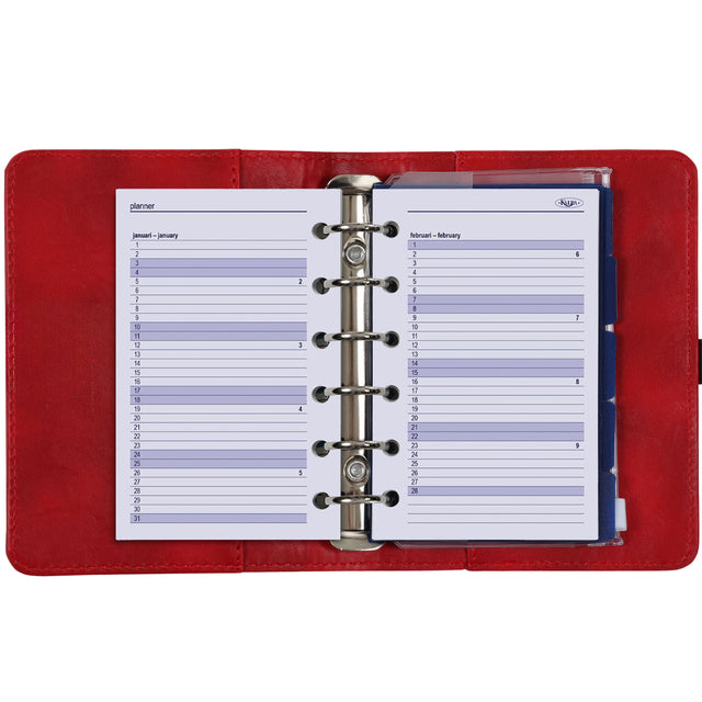 Organizer Kalpa Pocket + agenda 2024-2025 7 dagen/2 weken rood - 5