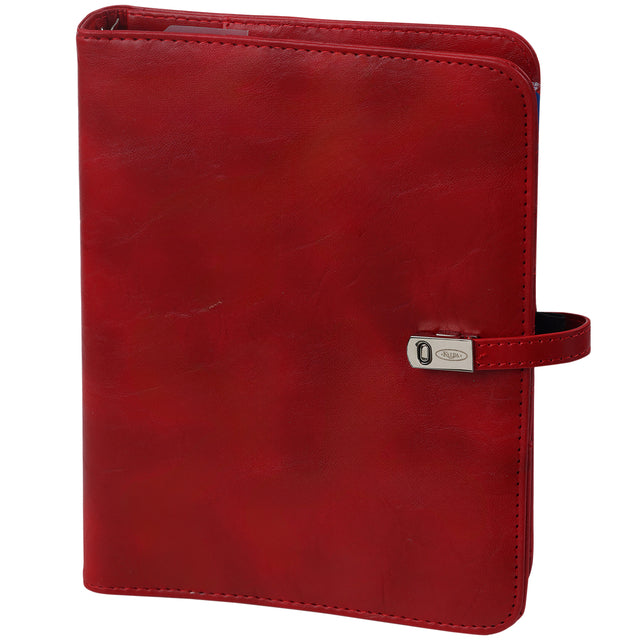 Kalpa A5 Ring Binder Planner Organizer incl. ag24-25 7d/2p rood nerf - 2