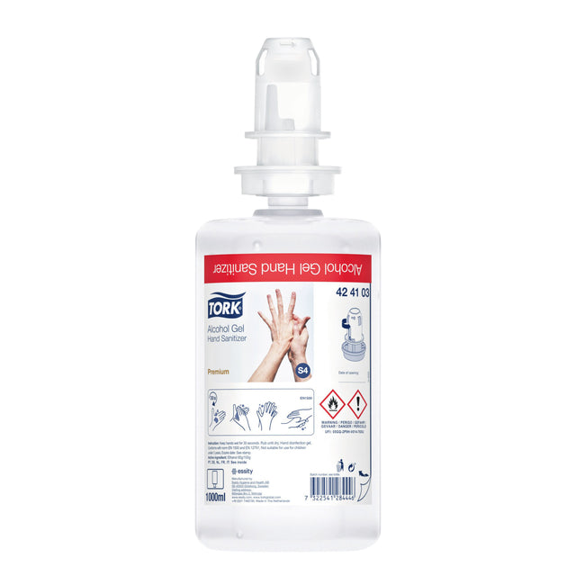 Tork Handdesinfectiegel S4 1L alcoholgebaseerd